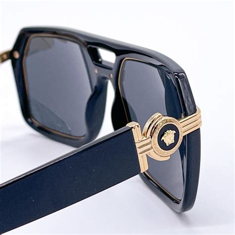 versace ve 4399 gb1/87|Versace VE4399 Square Sunglasses .